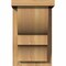 Ekena Millwork Ridgewood Smooth Corbel w/Backplate, Western Red Cedar, 7 1/2"W x 8"D x 12"H COR08X08X12RID01SWR - alternate 3